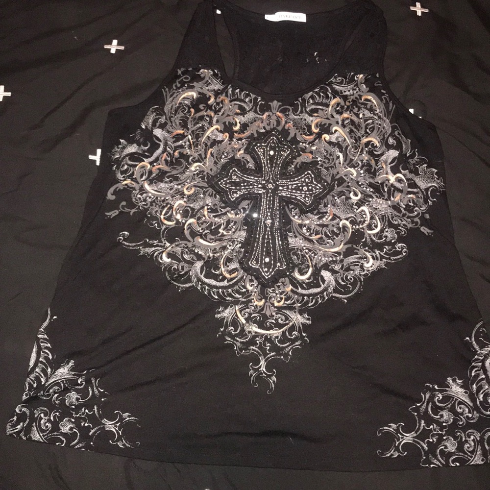Maurices racer back graphic tank
